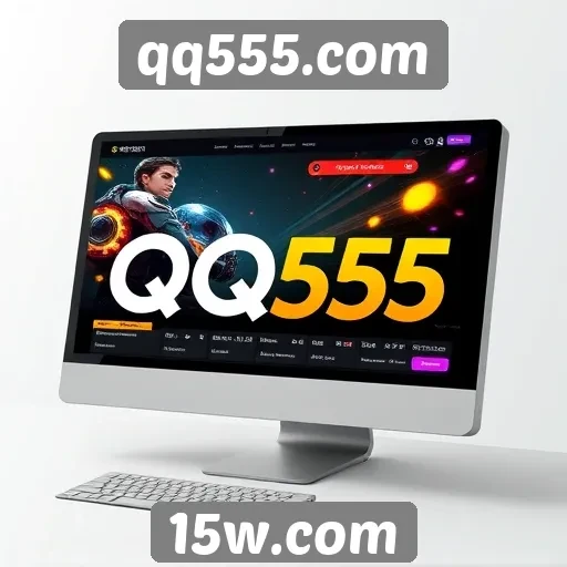 Acessibilidade e design do site qq555.com